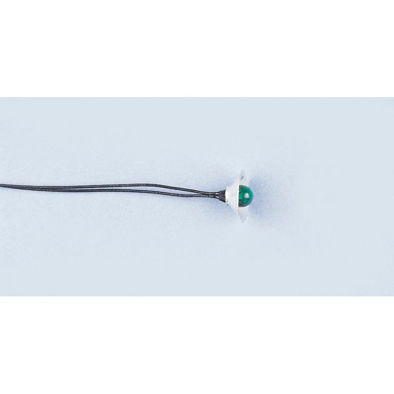 Lampe LED 3V 100mA Verte 3/4mm Graupner 353.3G