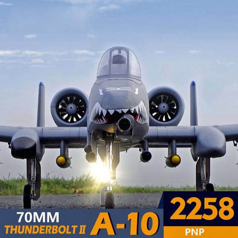 A-10 THUNDERBOLT II EDF 70mm Jet 1500mm PNP FMS FS0228