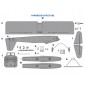 SUPER EZ V2 Trainer 1220mm RTF & Flotteurs FMS078-M2