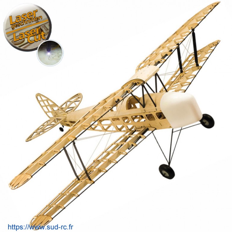 TIGER MOTH 1400mm Kit Bois Lasercut Jamara 006149