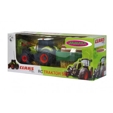 Tracteur CLAAS Axion 850 & Remorque 1/28 RC Jamara 403702