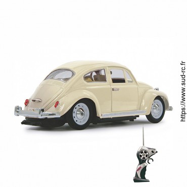 VW Coccinelle 1/18 RC Die Cast Beige Jamara 405111