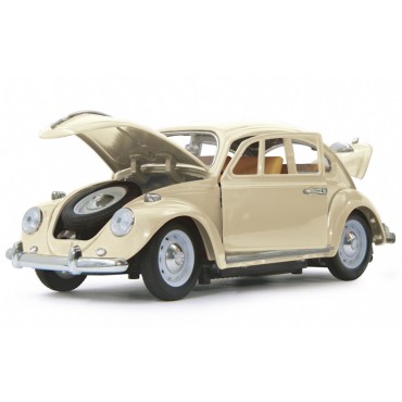 VW Coccinelle 1/18 RC Die Cast Beige Jamara 405111