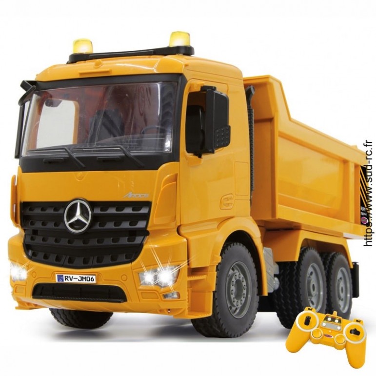 Camion Benne MERCEDES 1/20 RC 2.4GHz Jamara 404940