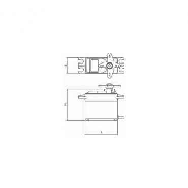 Servo Digital DES 577 BB Graupner 7944