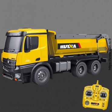 Camion Benne RC Die Cast 1/14 10CH 2.4GHz RTR Huina 1573
