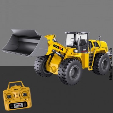 Bulldozer Métal RC 1/14 2.4GHz 10CH RTR Huina 1583