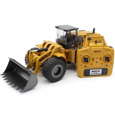 Bulldozer Métal RC 1/14 2.4GHz 10CH RTR Huina 1583