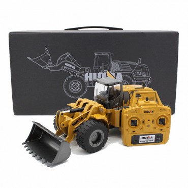 Bulldozer Métal RC 1/14 2.4GHz 10CH RTR Huina 1583