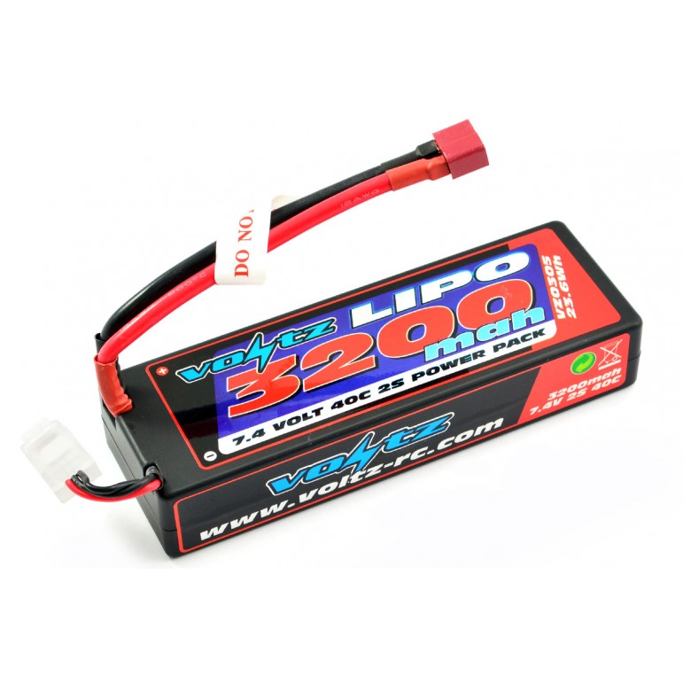 Batterie LiPo 2S 7.4V 3200mAh 40C Hard Case Voltz VZ0305