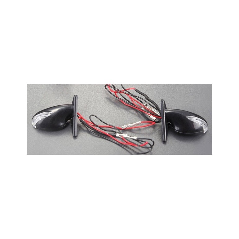 2 Rétroviseurs à LED Voiture RC 1/10 Fastrax 2224-2