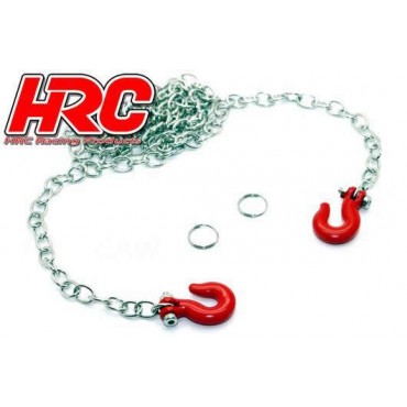 Chaîne de remorquage Alu 750mm HRC Racing HRC25151A