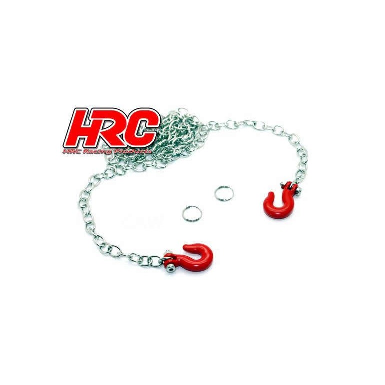 Chaîne de remorquage Alu 750mm HRC Racing HRC25151A