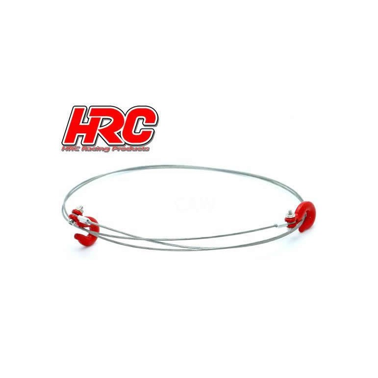 Câble de remorquage Acier 800mm HRC Racing HRC25155A