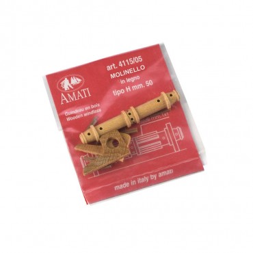 Cabestan horizontal 50mm en bois Amati B4115.05