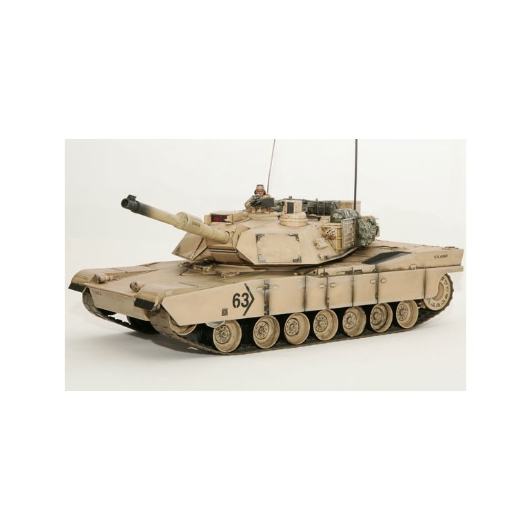 Abrams Tank That Shoots Fisca M1A2 Télécommande 1/18 Avec 2,4 GHz, 15 Canaux, Fumeur U2013 Char De Combat Principal Abrams Qui Tire Des Balles BBS Airsoft Jouet Militaire Pour Enfants Et Char Rc