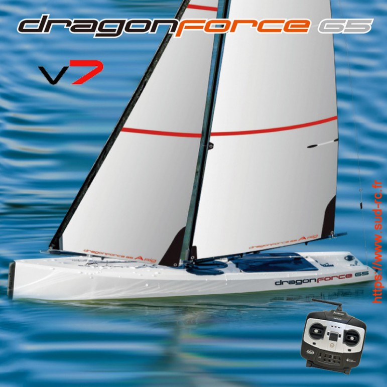 DRAGON FORCE 65 V7 RTS Voilier RC 2.4GHz Joysway 8815-V7