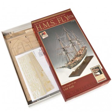 HMS FLY Maquette 1/64 Amati B1300.03