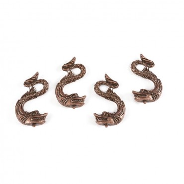 Support en métal Poisson x4 90mm pour maquette de bateau