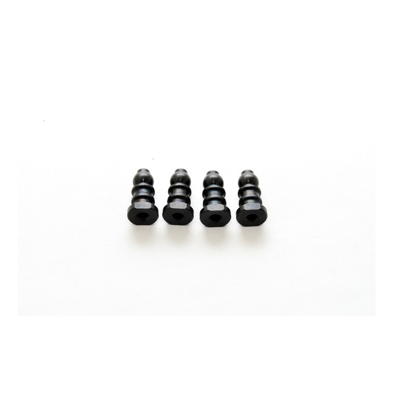 HOBAO 89107 Shock Steel Ball End 7.8mm - 4 pièces