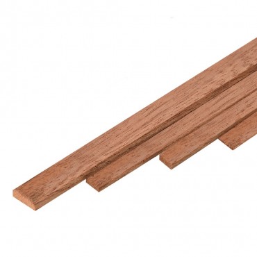 Baguette plate en Acajou 2x4mm B2470.08