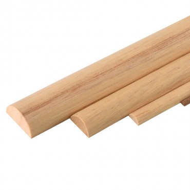 Baguette demi-ronde 3mm en Noyer B2510.03