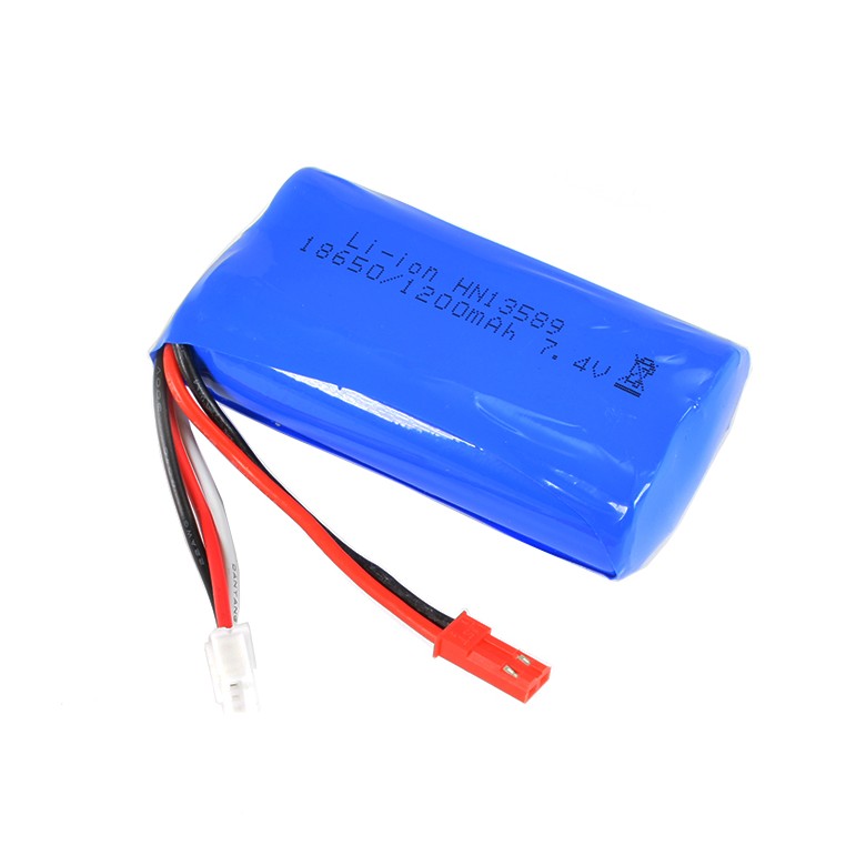 Batterie Li-Ion 7.4V 1200mAh Prise JST Huina 1086