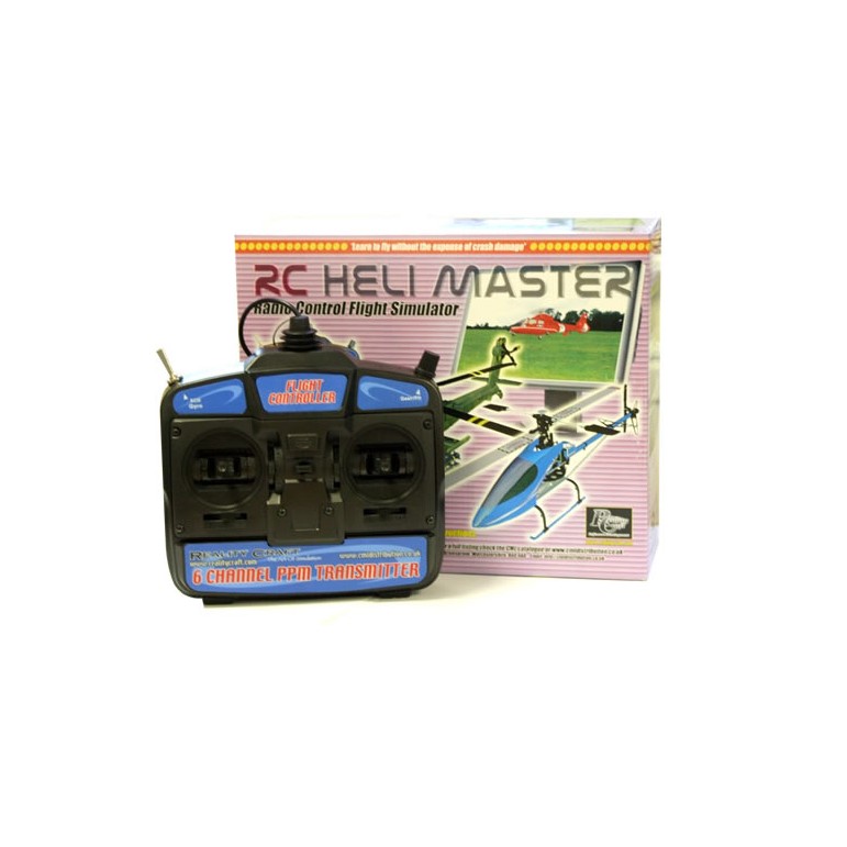 Simulateur de vol Hélicoptère RC HELI MASTER Mode 2