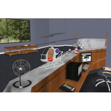 Simulateur de vol Hélicoptère RC HELI MASTER Mode 2