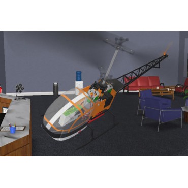 Simulateur de vol Hélicoptère RC HELI MASTER Mode 1