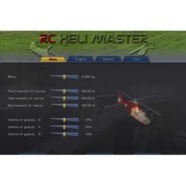 Simulateur de vol Hélicoptère RC HELI MASTER Mode 1
