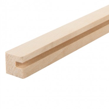 Baguette 1 rainure pour cadre de vitrine maquette B2560.01