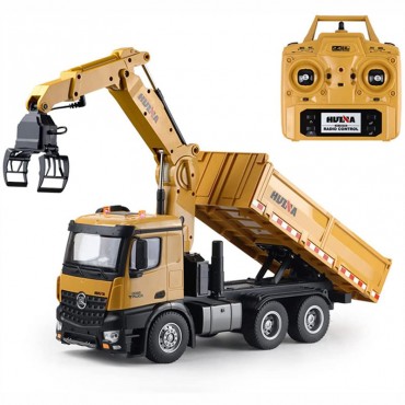 Camion Benne à Grue RC Timber Grab 1/14 RTR Huina 1575