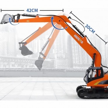 Pelleteuse Long Bras RC 1/14 2.4GHz RTR Huina 1551