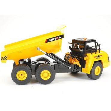 Camion Benne articulé RC Dump Truck 1/16 RTR Huina 1553