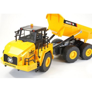 Camion Benne articulé RC Dump Truck 1/16 RTR Huina 1553