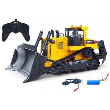 Bulldozer lourd RC 1/16 2.4GHz 11CH RTR Huina 1554