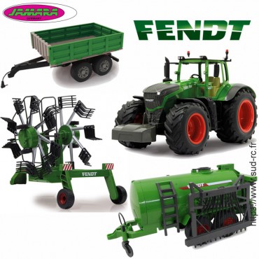 Tracteur / Remorque / Tonne à lisier & Andaineur Fendt RC 1/16