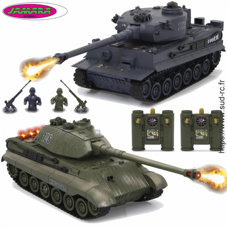 Tank Battle Set PANZER TIGER RC 2.4GHz Jamara 403634