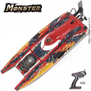 MONSTER Brushless Catamaran Speed Boat RTR Joysway 8654