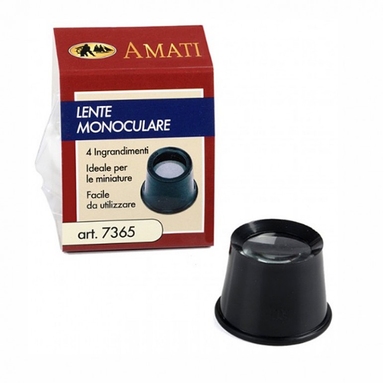 Loupe monoculaire x4 pour modélisme Amati B7365