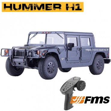 HUMMER H1 ALPHA RS Scaler 1/12 Noir 100% RTR FMS