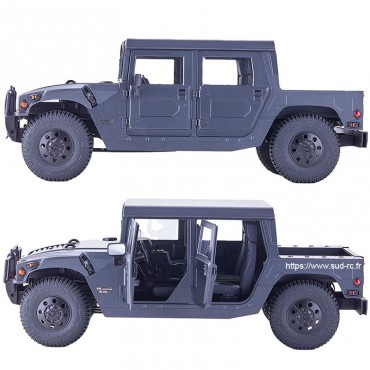 HUMMER H1 ALPHA RS Scaler 1/12 Noir 100% RTR FMS