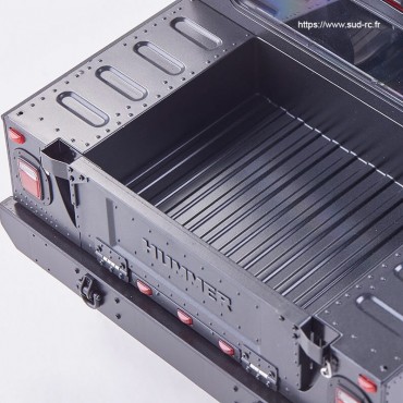 HUMMER H1 ALPHA RS Scaler 1/12 Noir RTR FMS