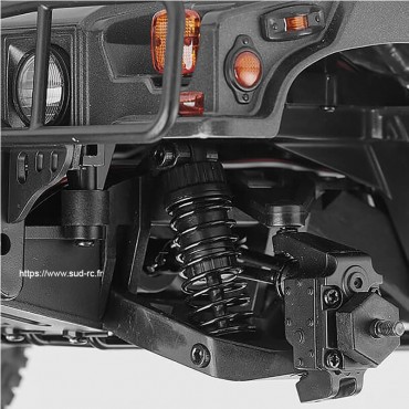 HUMMER H1 ALPHA RS Scaler 1/12 Noir RTR FMS