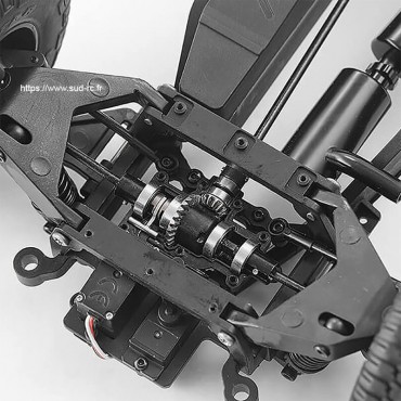 HUMMER H1 ALPHA RS Scaler 1/12 Noir RTR FMS