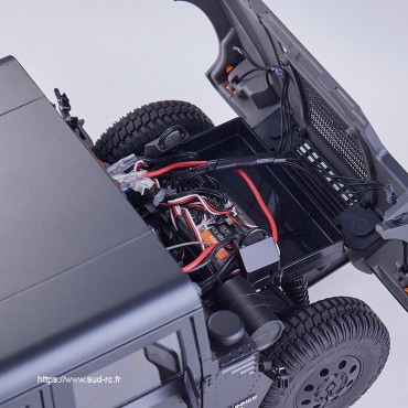 HUMMER H1 ALPHA RS Scaler 1/12 Noir RTR FMS