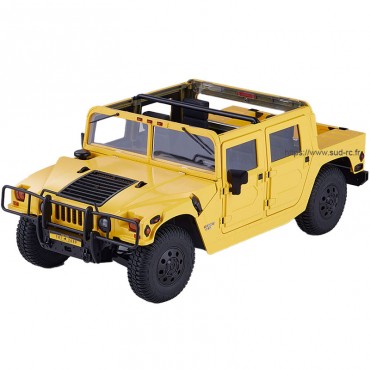 HUMMER H1 ALPHA RS Scaler 1/12 Jaune 100% RTR FMS