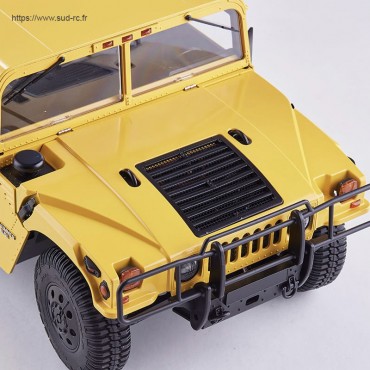 HUMMER H1 ALPHA RS Scaler 1/12 Jaune 100% RTR FMS