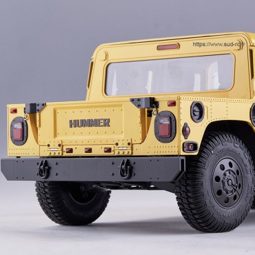 HUMMER H1 ALPHA RS Scaler 1/12 Jaune RTR FMS